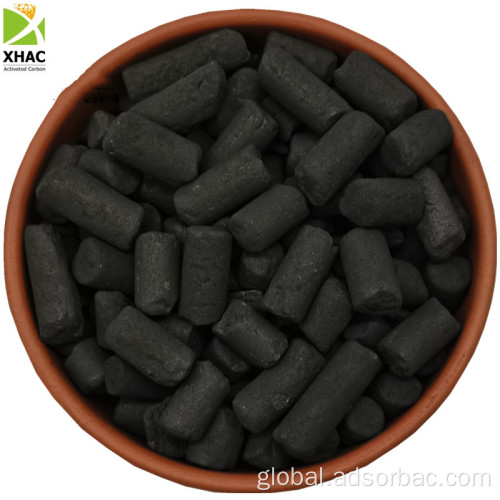 Activated Carbon with Coal Based 4mm Impregnated KOH Activated Charcoal Pellets For H2S Removal Supplier